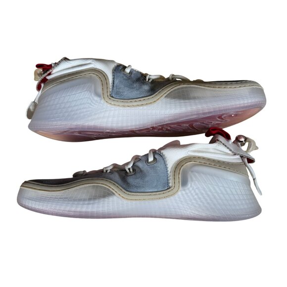 Christian Louboutin Men's Arpoador Flat Sneaker Zinc Bianco Size EU 44 US 11 - Picture 6 of 11